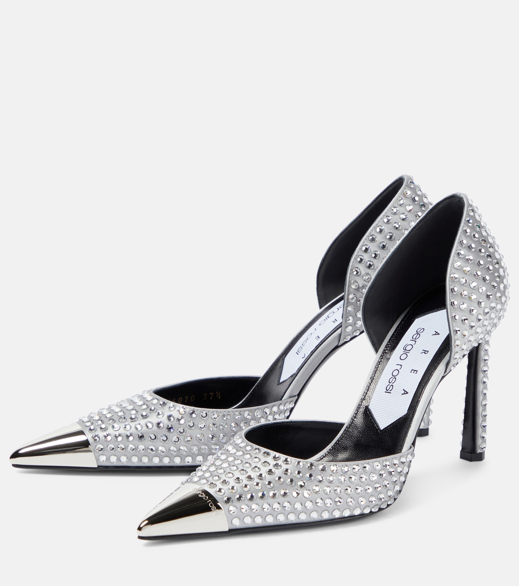 Dagger metallic leather pumps - 5