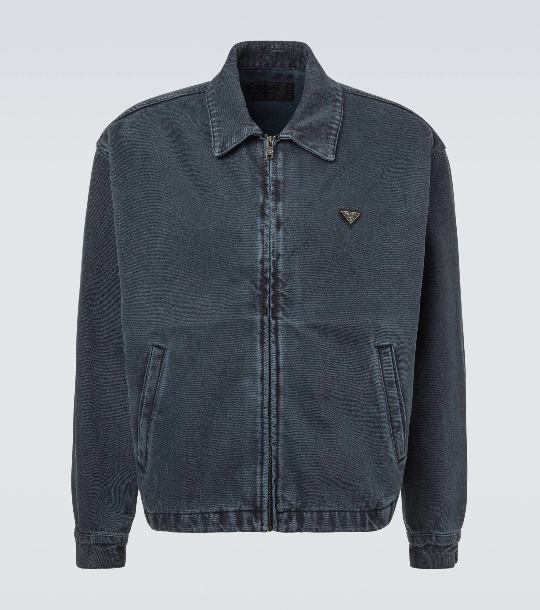 Denim blouson jacket - 1