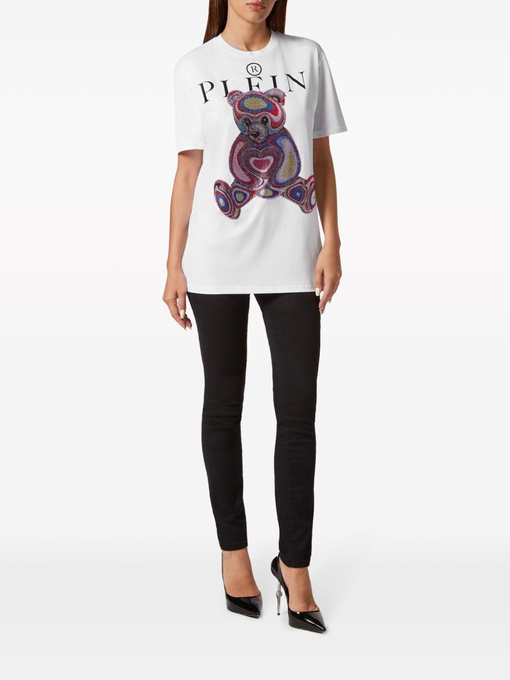 logo-print cotton T-shirt - 2