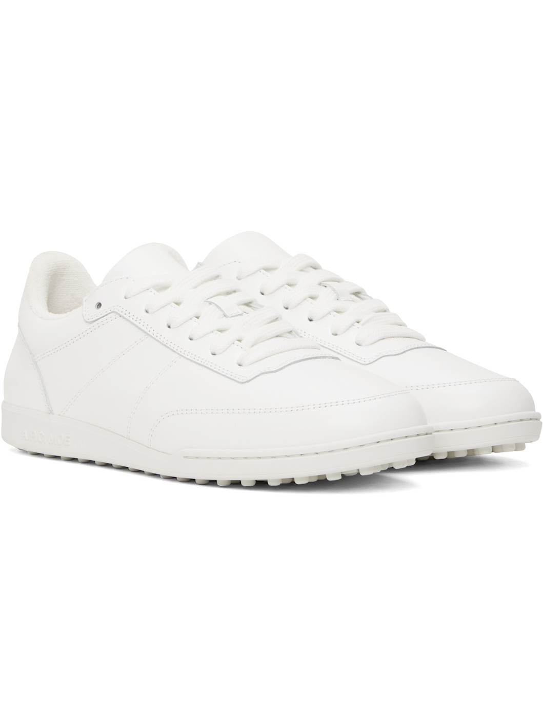 White Moe Sneakers - 4