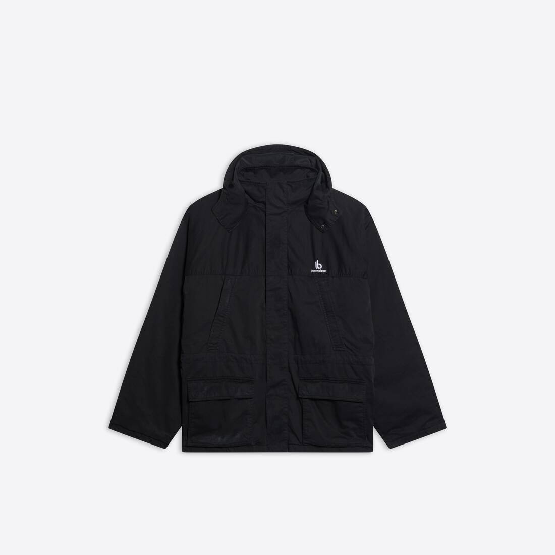 Men's Double B Light Parka in Black - 1