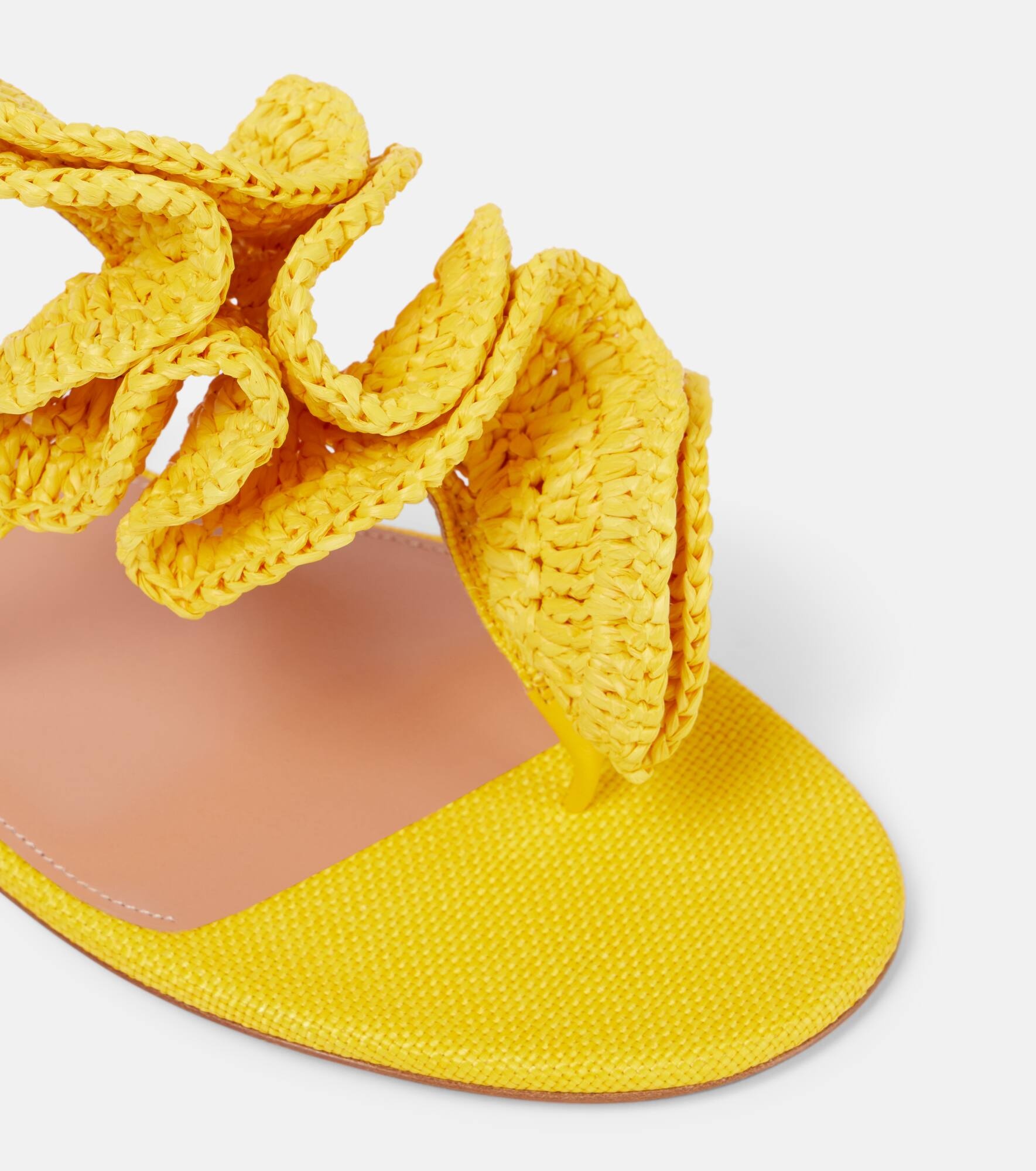 Noches Tropicales raffia flats - 5