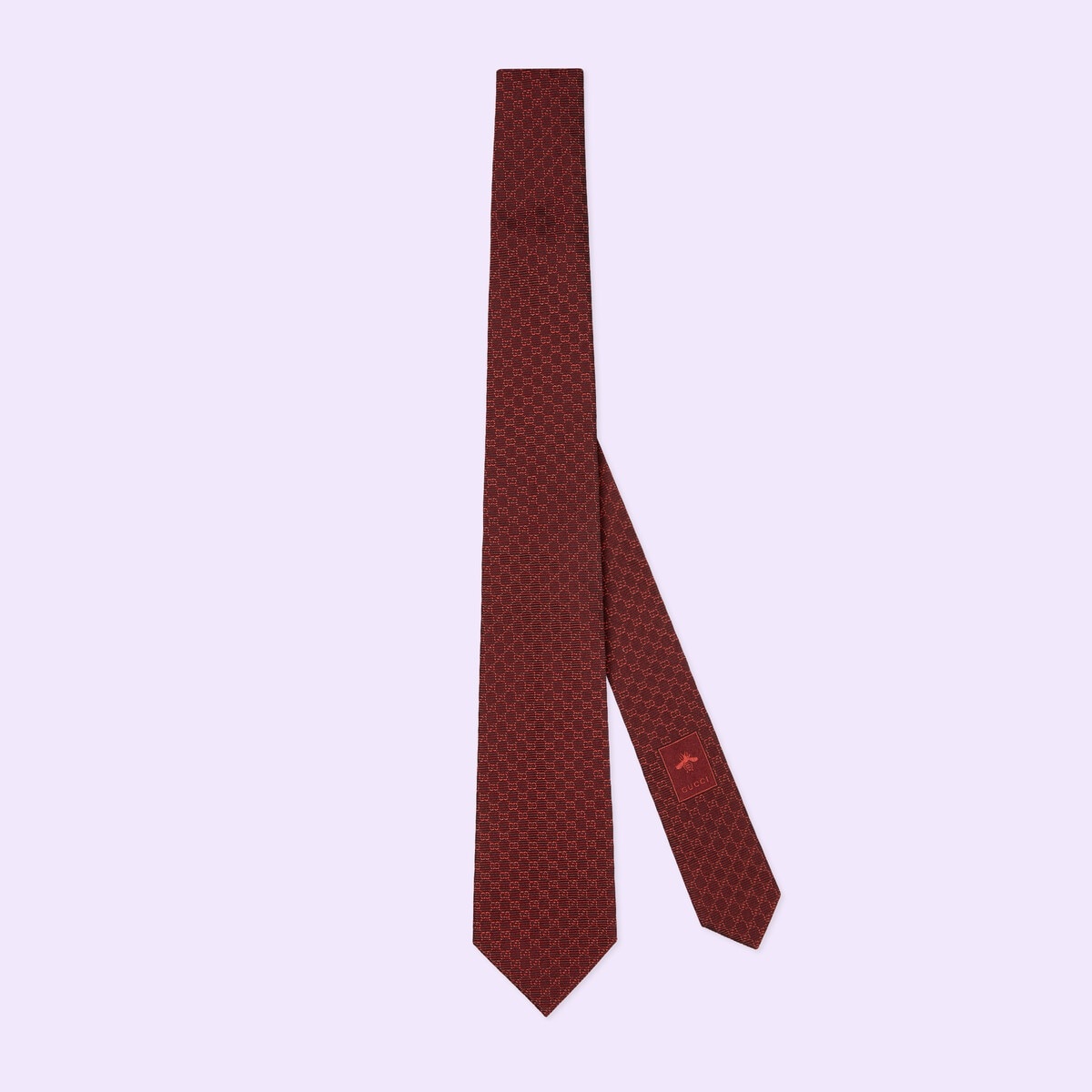 GG silk jacquard tie - 1