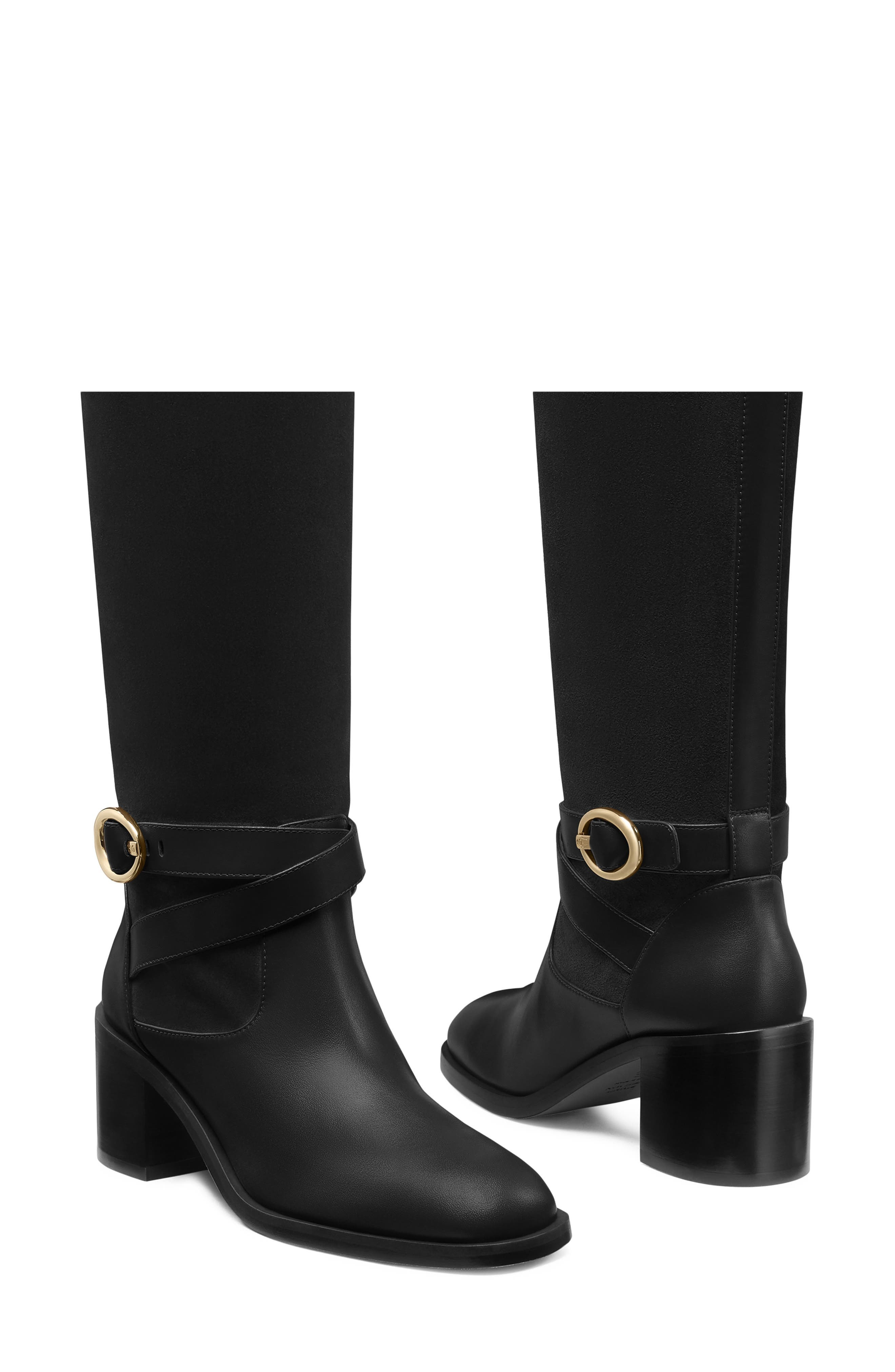 Stuart Weitzman Benni Riding Boot 55 in Black at Nordstrom - 4