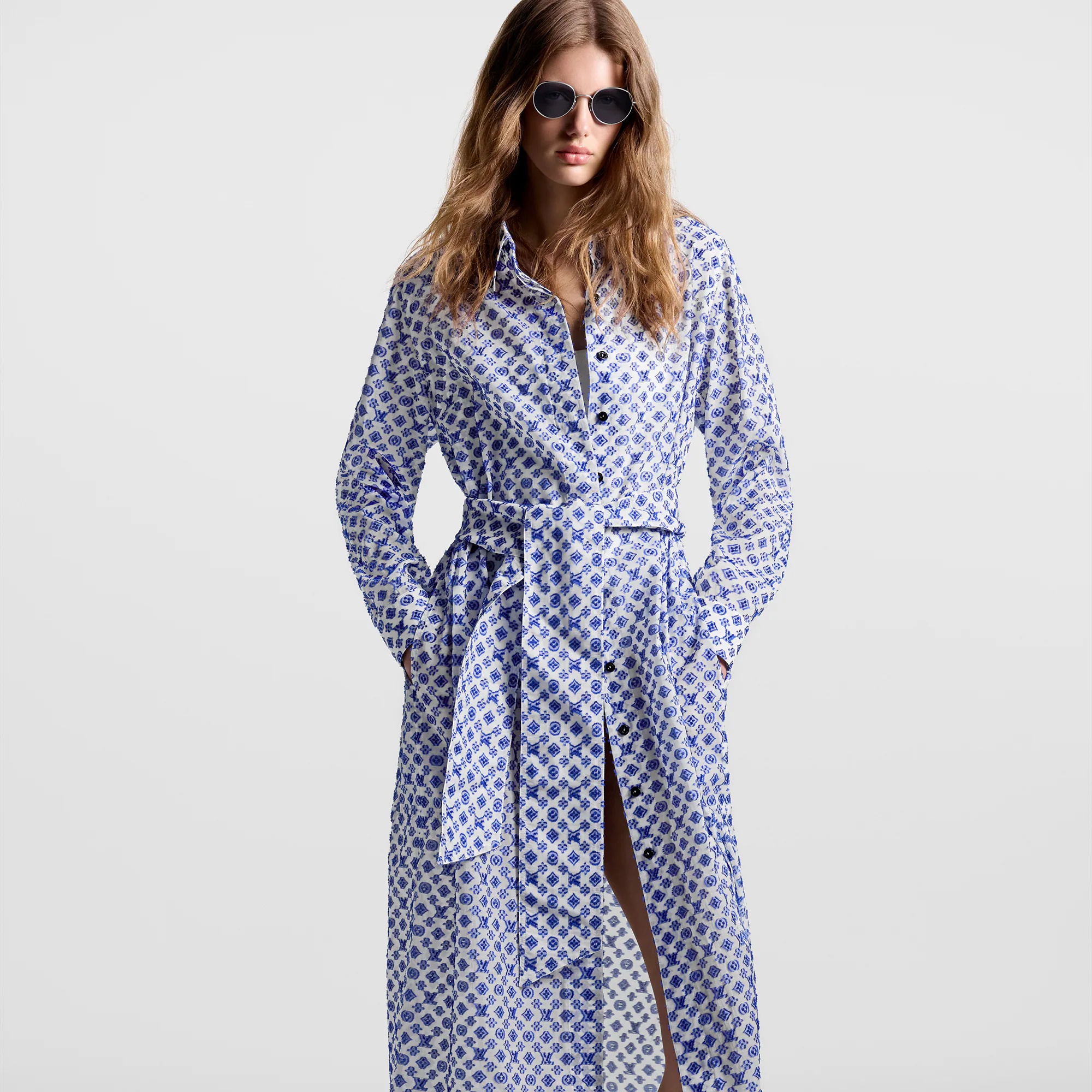 3D Monogram Fil Coupé Shirt Dress - 5