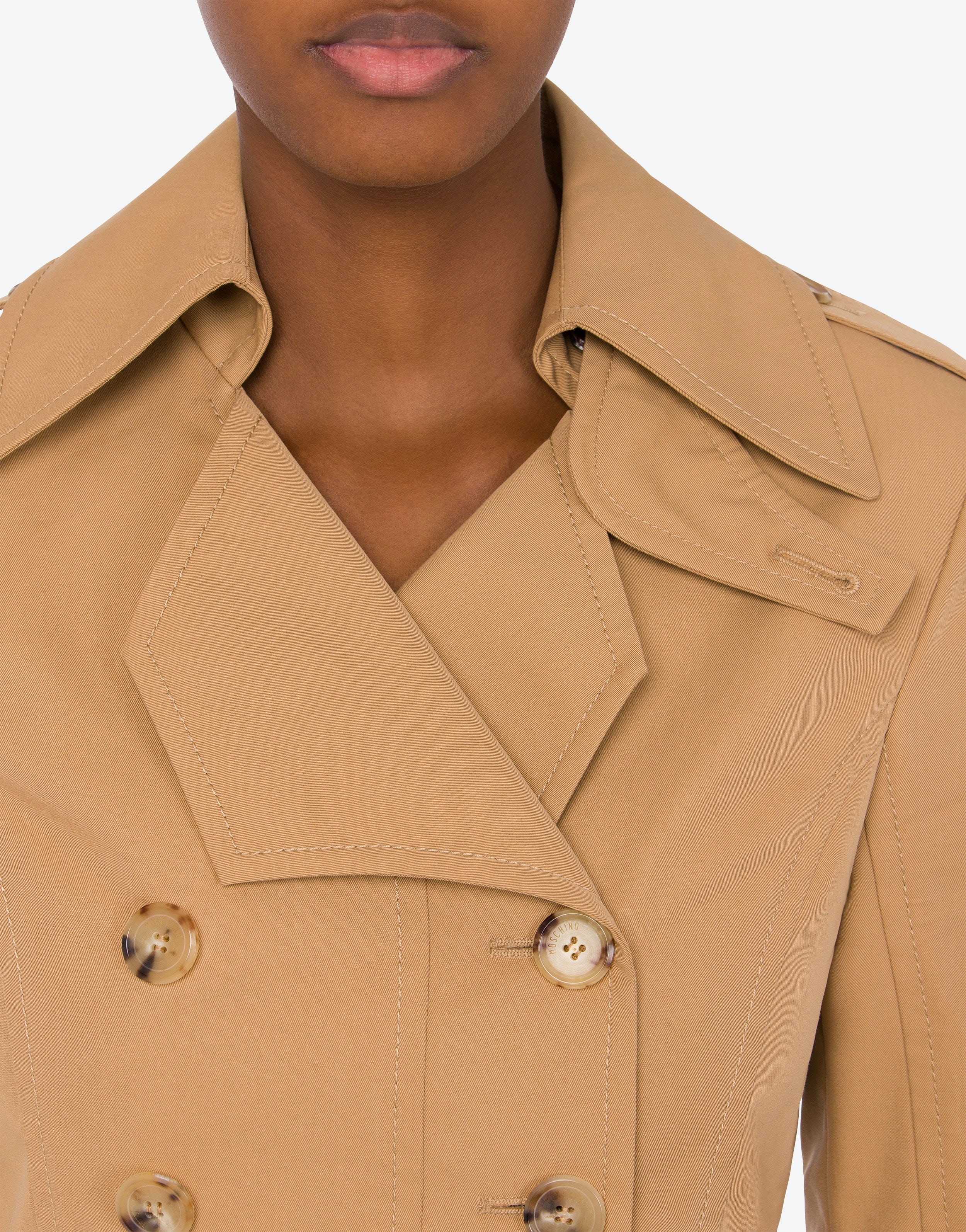 CROPPED GABARDINE JACKET - 4