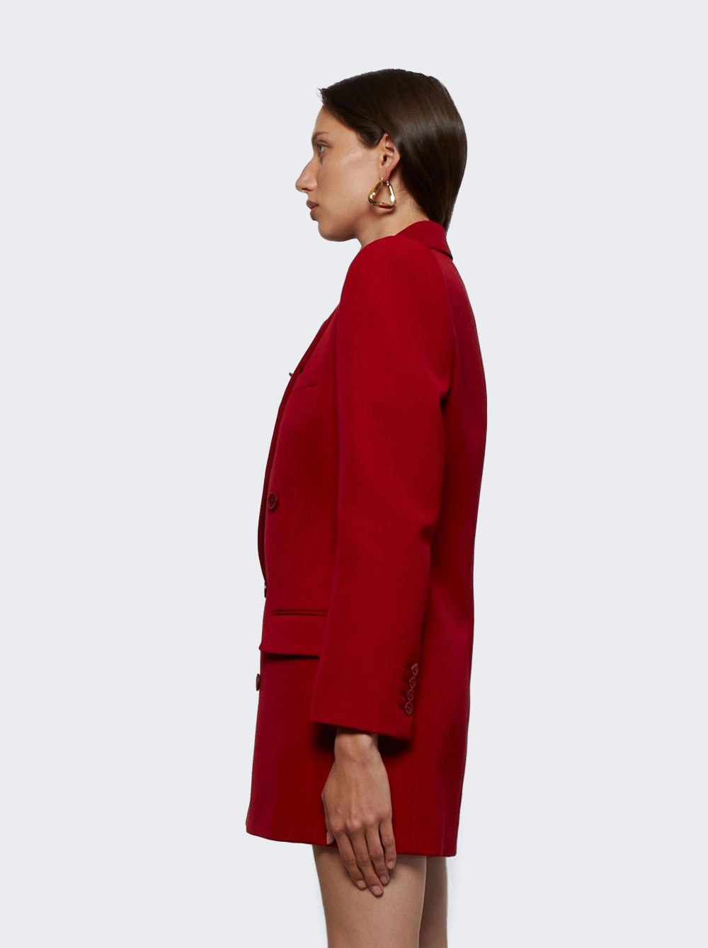 Tailored Jacket Dress Rouge - 4