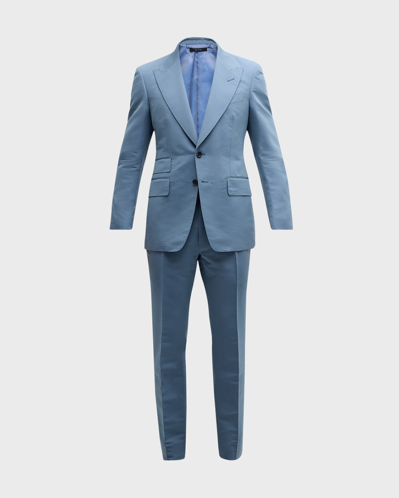 Men's Shelton Piece-Dyed Poplin Suit 9