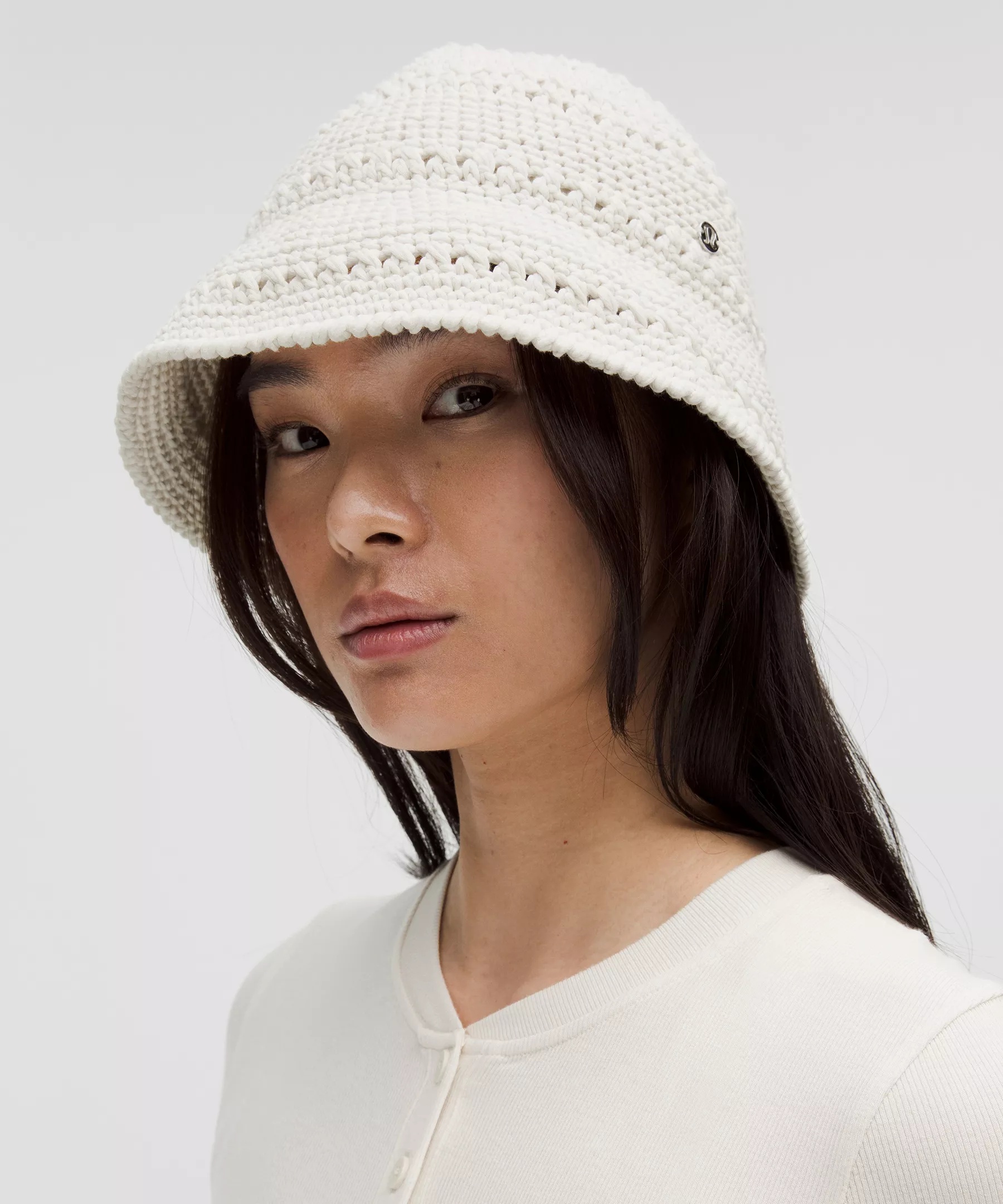 Cotton Crochet Bucket Hat - 2