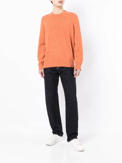 Brunello Cucinelli marl knit crew-neck jumper outlook