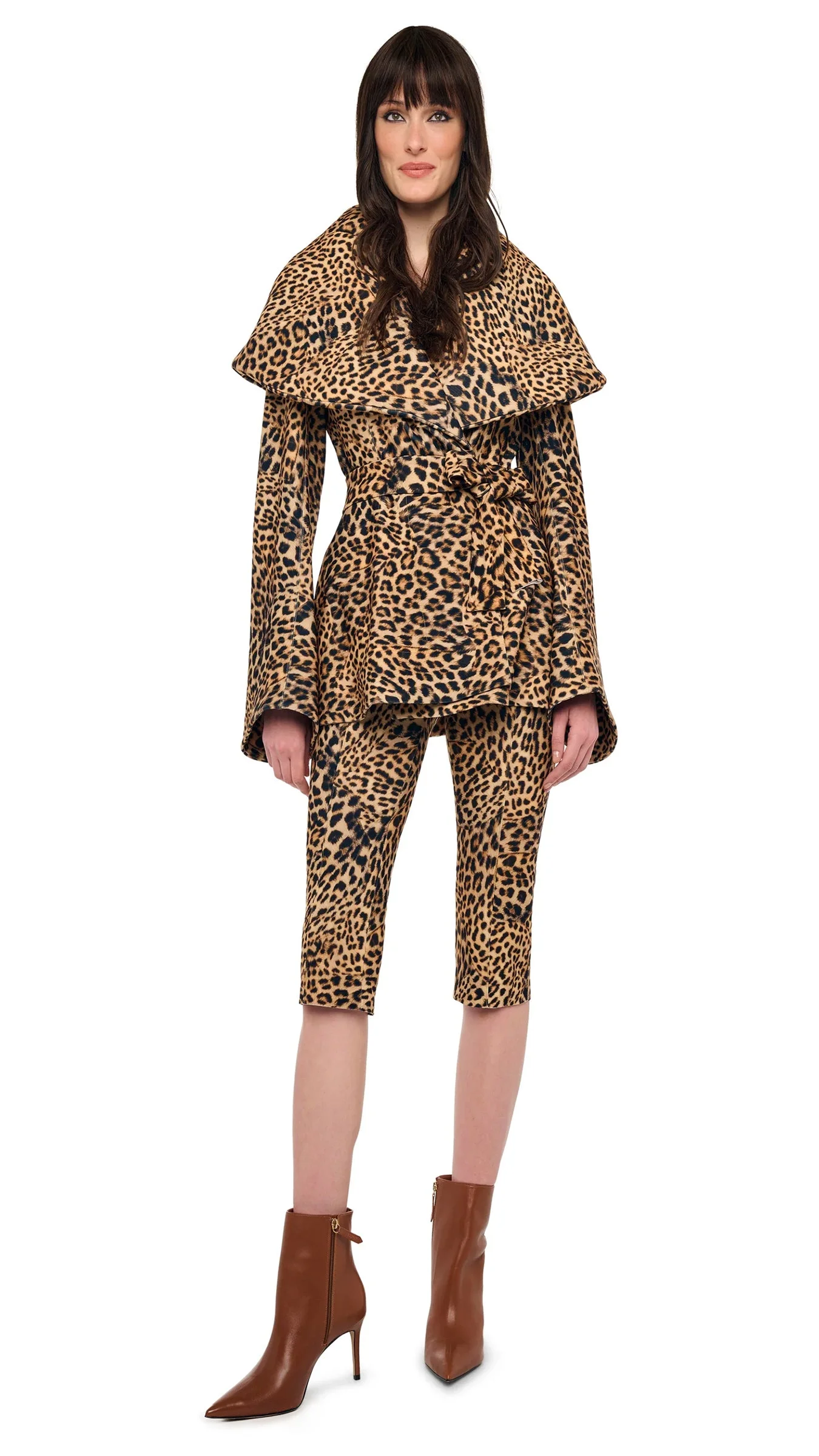 SHAWL COLLAR PEPLUM JACKET - 1