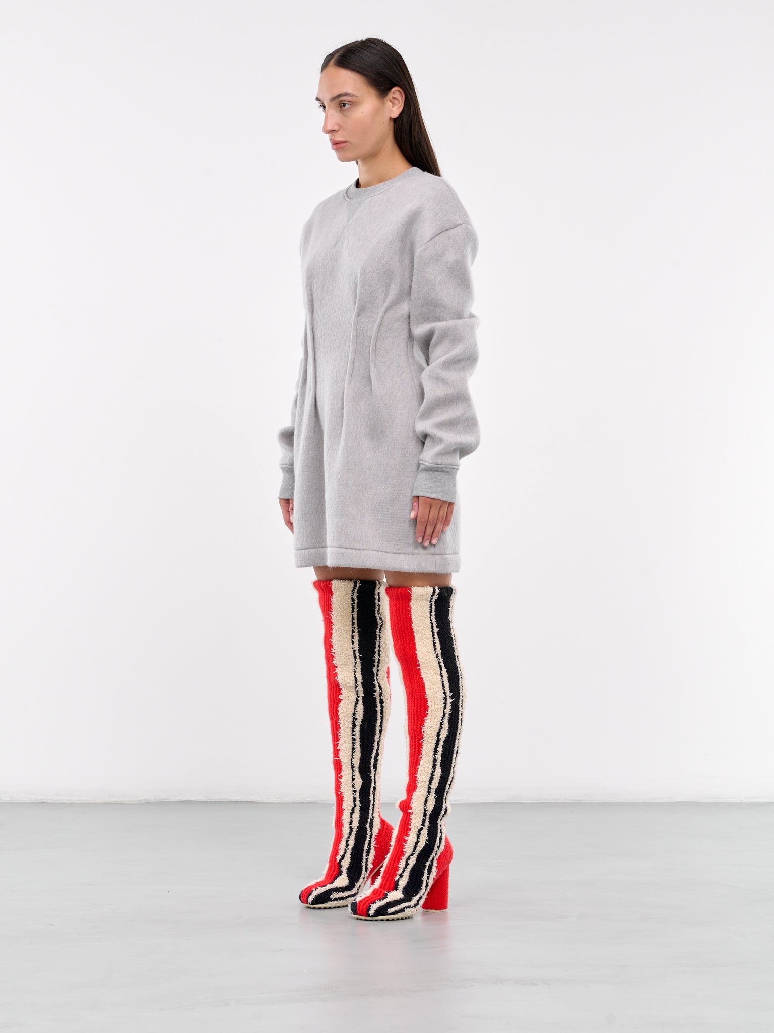 Crewneck Pullover Dress - 2