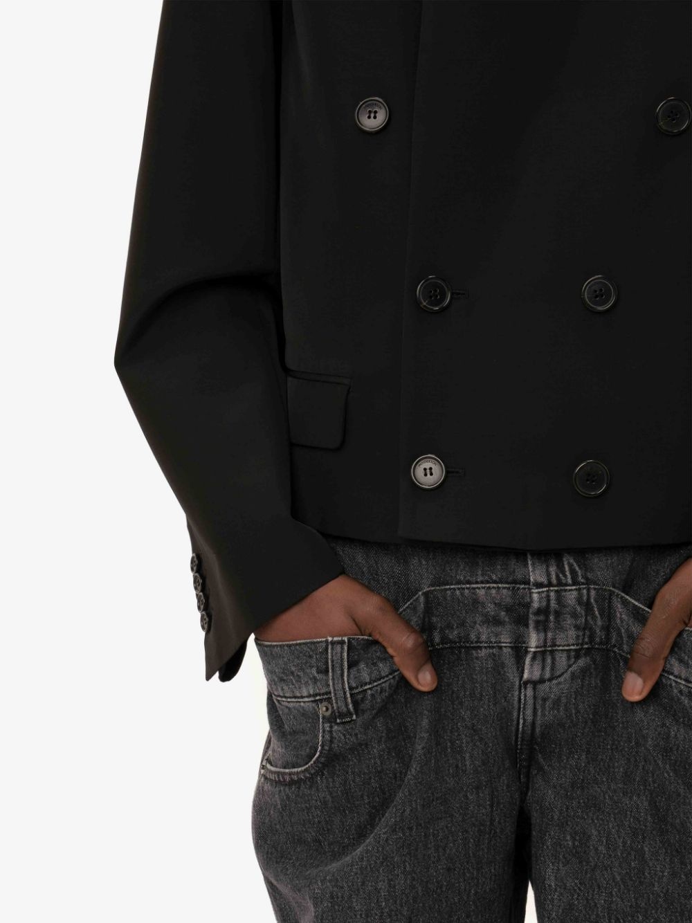 DOUBLE BREASTED JACKET - 6