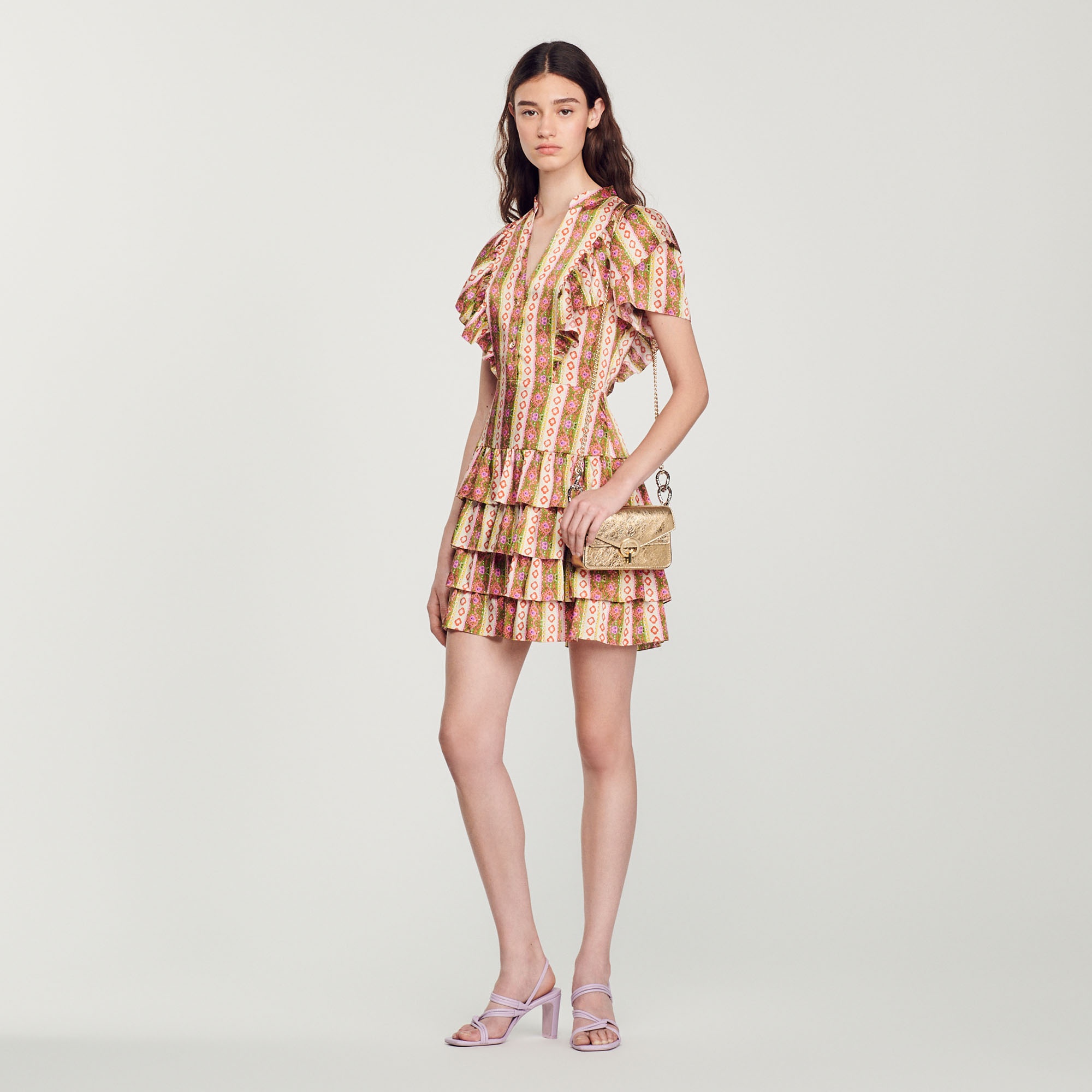Loose-fitting ruffled dress - 5