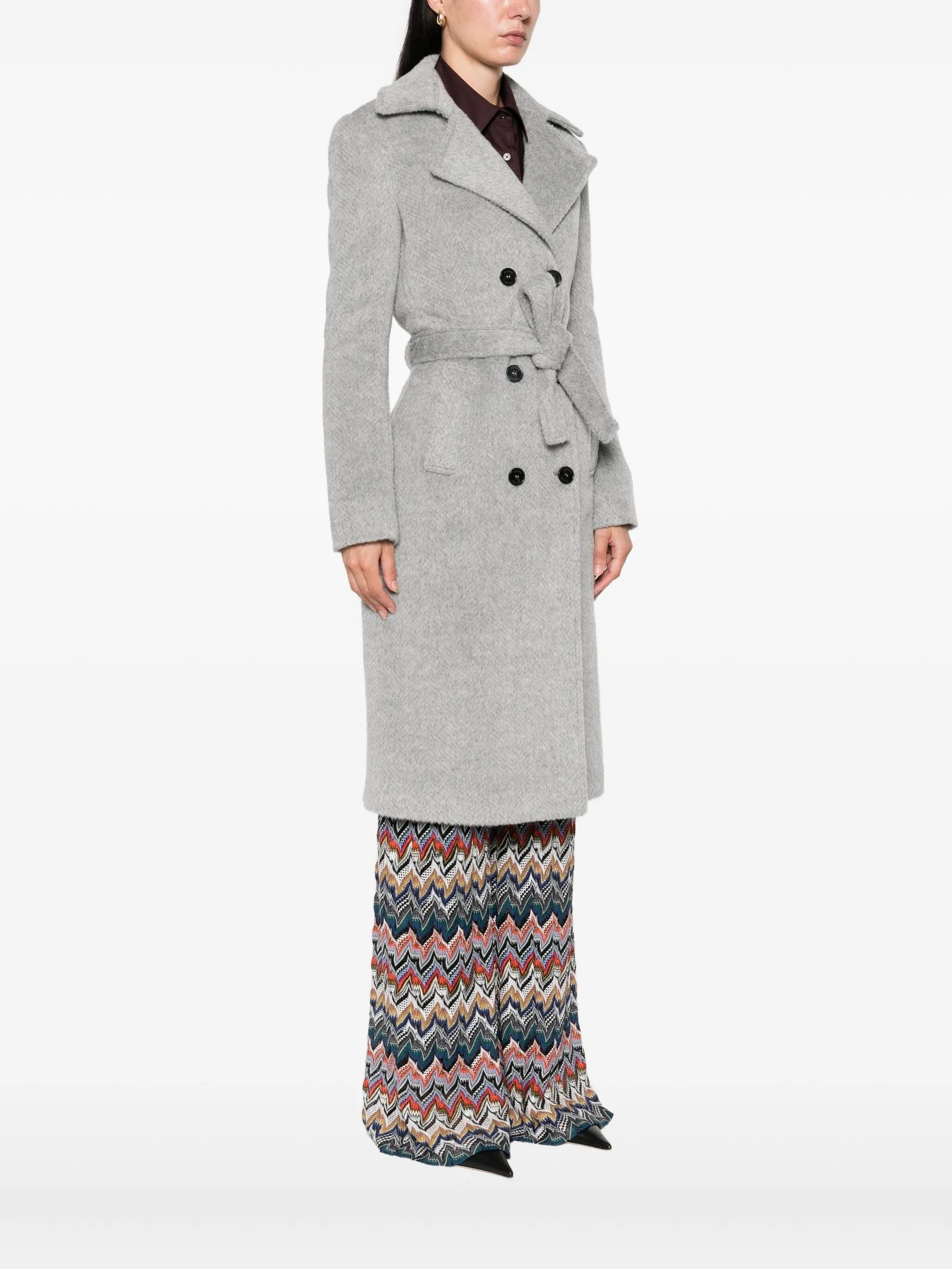 Missoni Double-breasted Belted Coat - 2