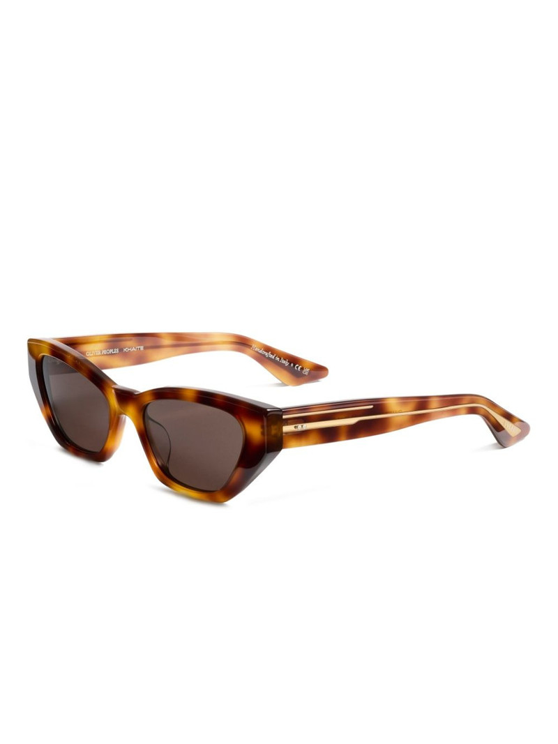 KHAITE geometric sunglasses outlook