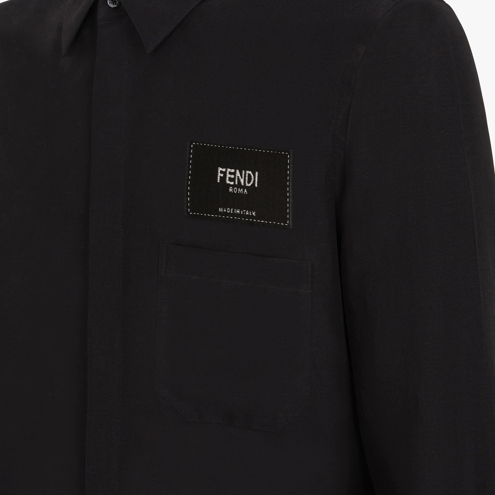 Black cotton shirt - 3