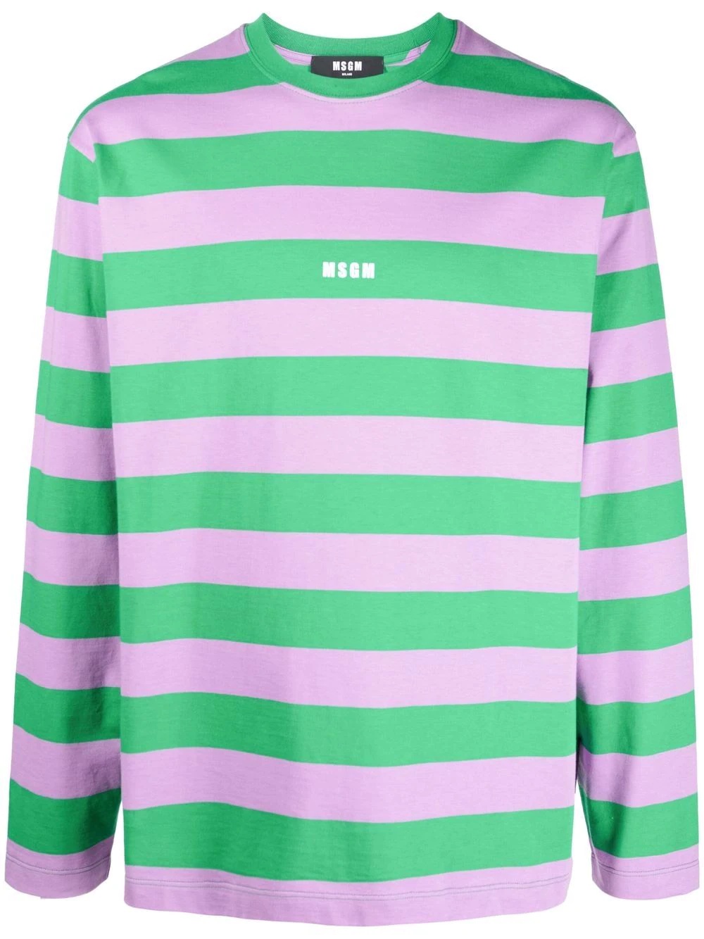 striped long-sleeve T-shirt - 1