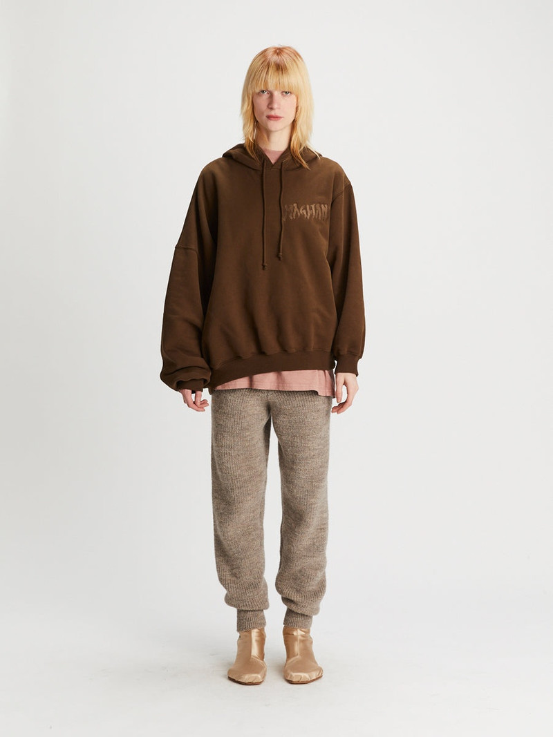 MAGLIANO Twisted Hoodie Contestazione Brown outlook