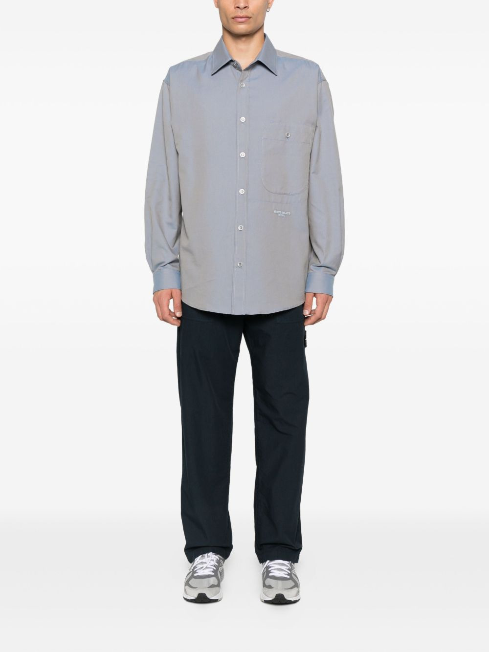1100003 patch-pocket button-down shirt - 2