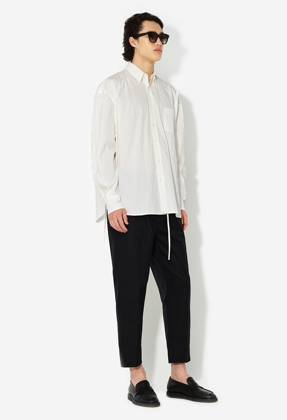 CRINKLED KIMONO SHIRT - 4