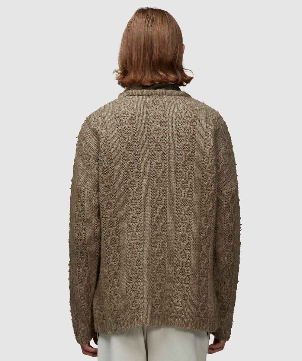 Popover roundneck knit jumper - 3
