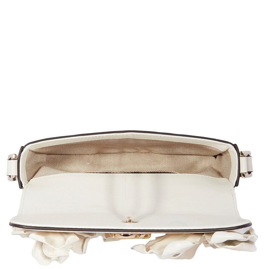 Jimmy Choo Avenue Floral Applique Shoulder Bag - 4