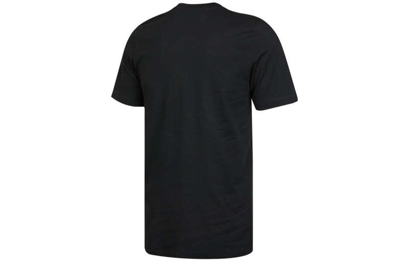 adidas adidas originals Sprt Graphic Gradient Logo logo Sports Round Neck Short Sleeve Black GN2441 outlook