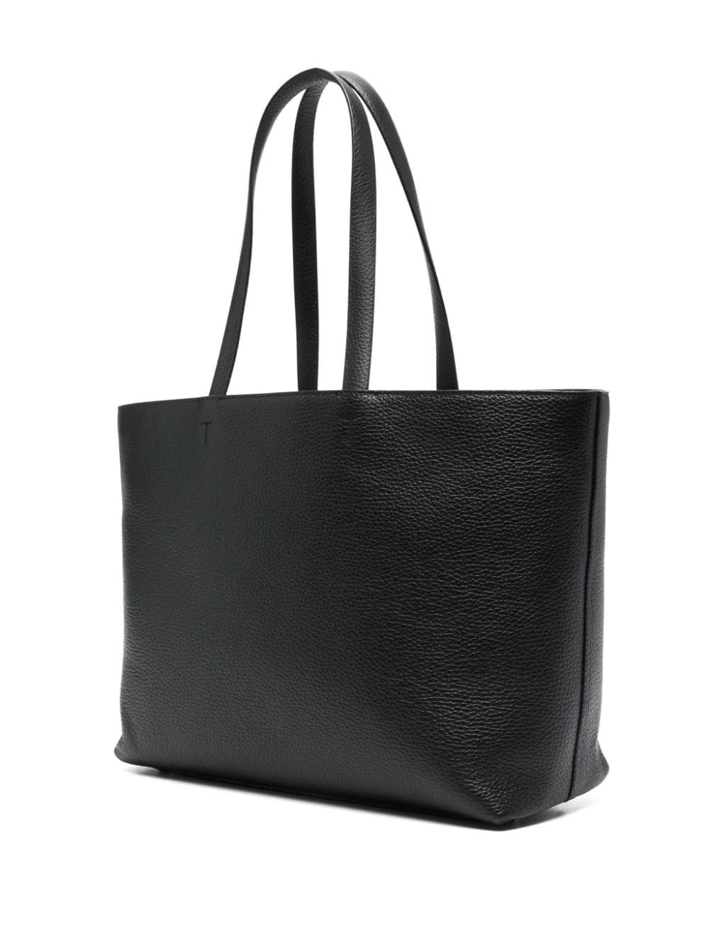 logo-debossed leather tote bag - 3