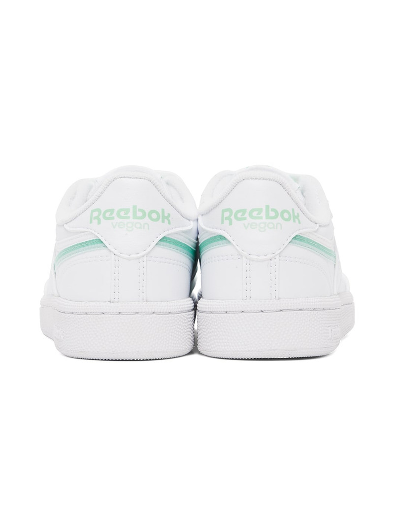 White & Green Club C 85 Vegan Sneakers 2