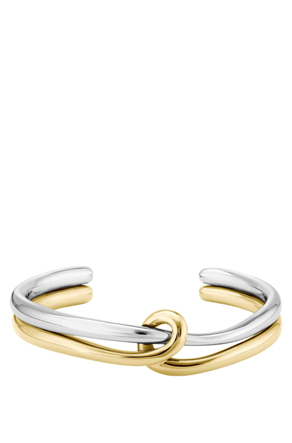 BANGLE WITH SILVER AND GOLD EFFECTS - 1