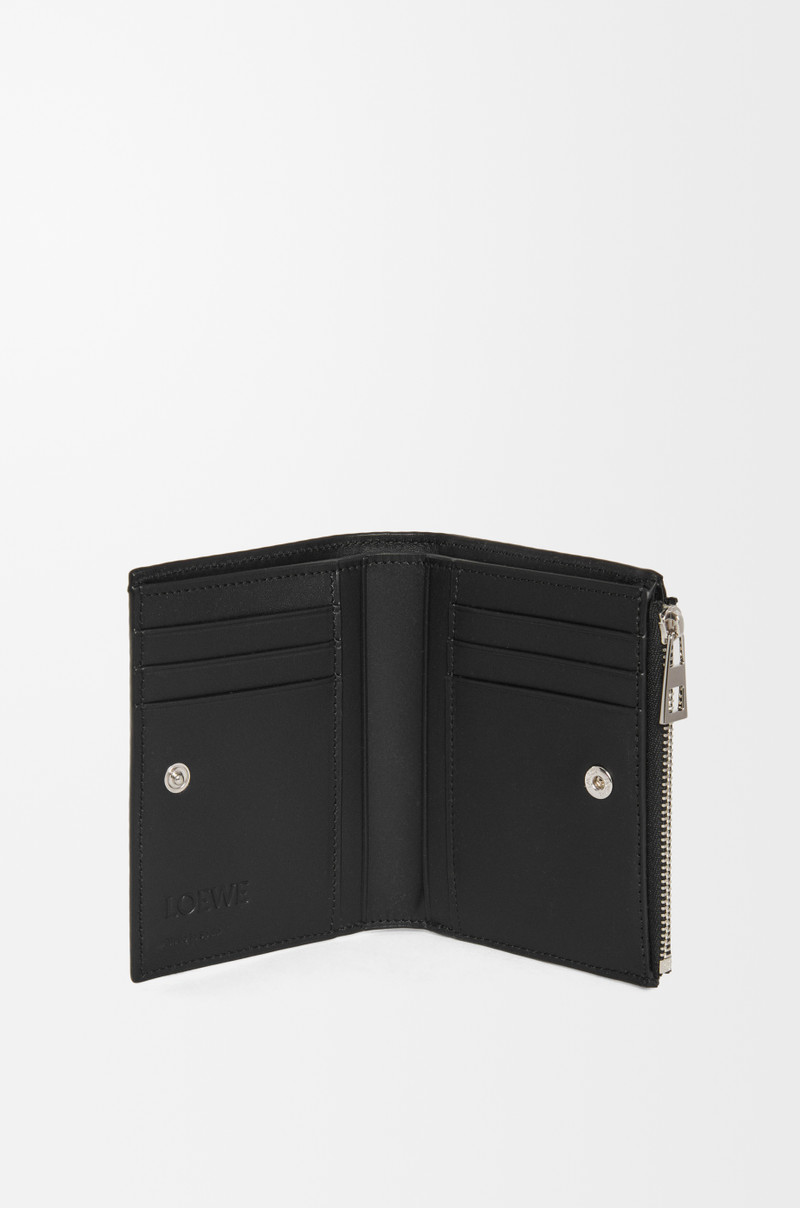 Loewe Slim compact walllet in textured classic calfskin outlook