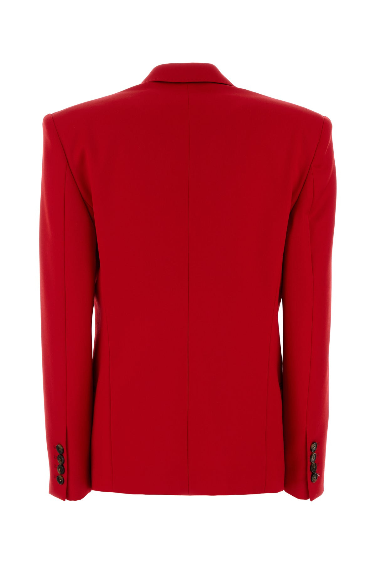 Red wool blazer - 2