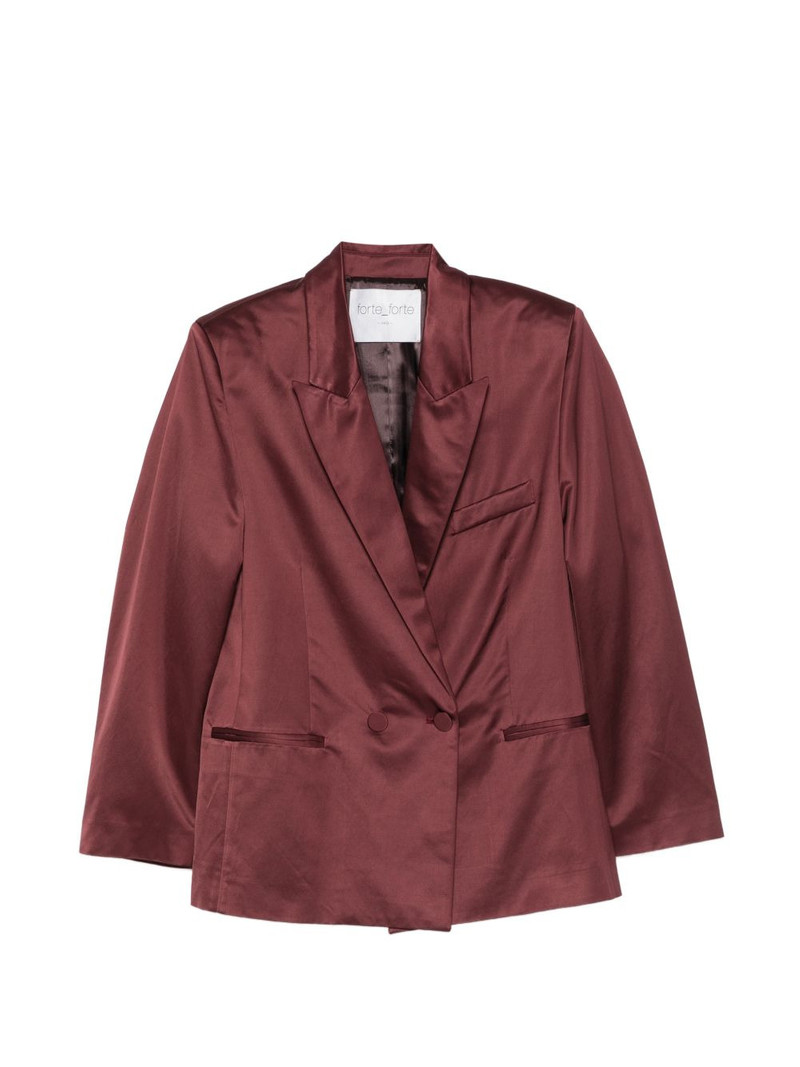 satin double-breasted blazer 1