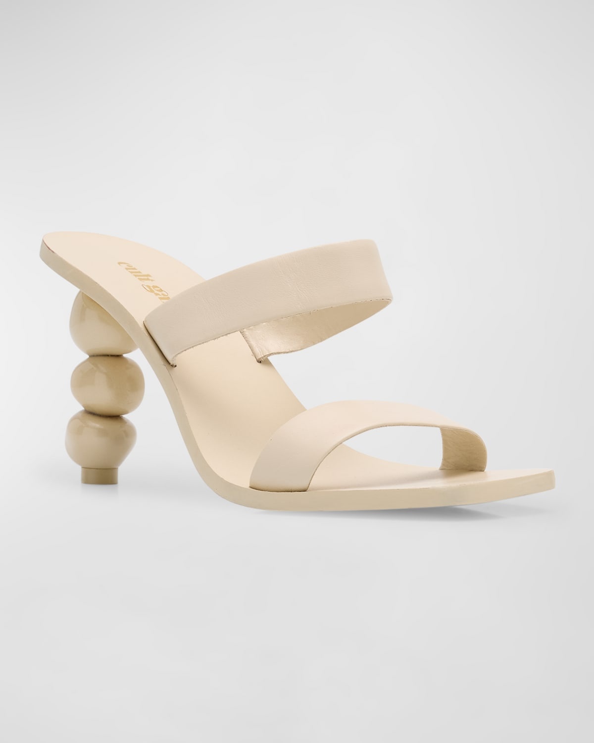Meta Calfskin Dual-Band Slide Sandals - 2