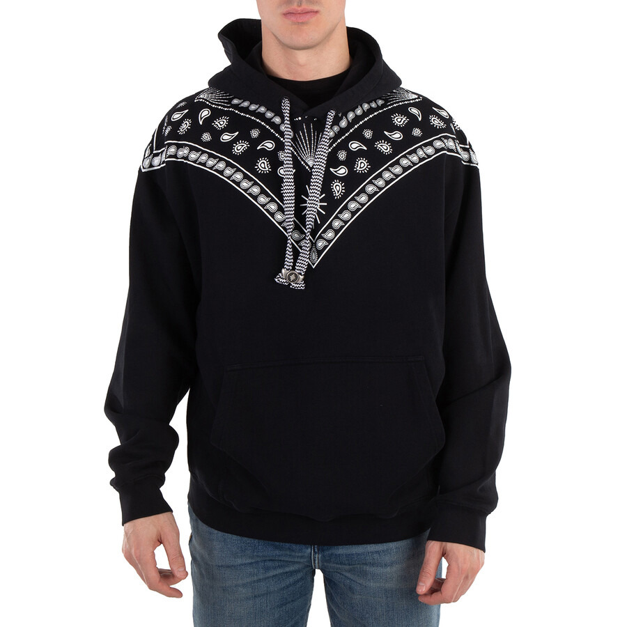 Marcelo Burlon Bandana-Embroidered Drawstring Hoodie - 3