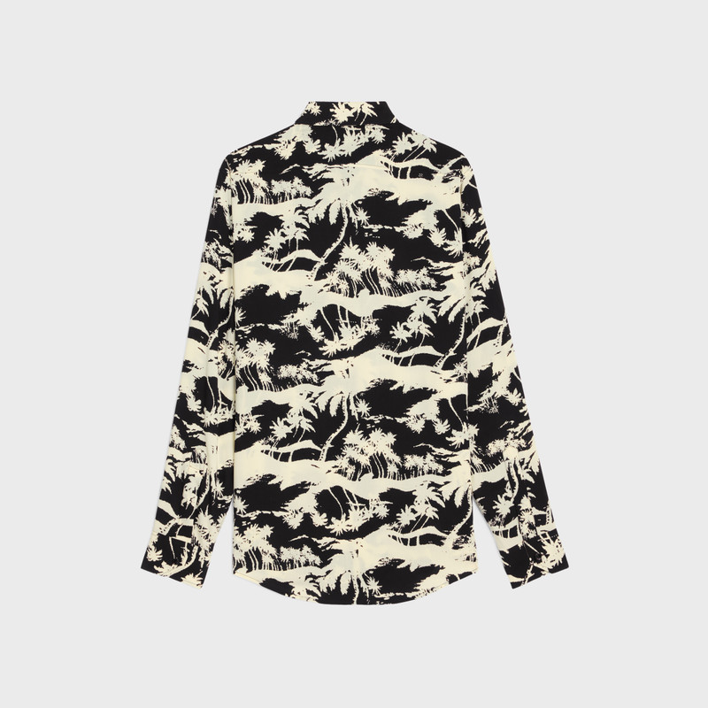 CELINE loose shirt in printed viscose outlook