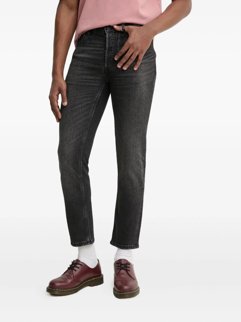 logo-patch jeans - 1