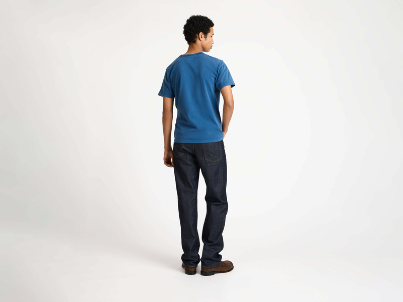 PEEKING FROG TSHIRT IN MID BLUE 3