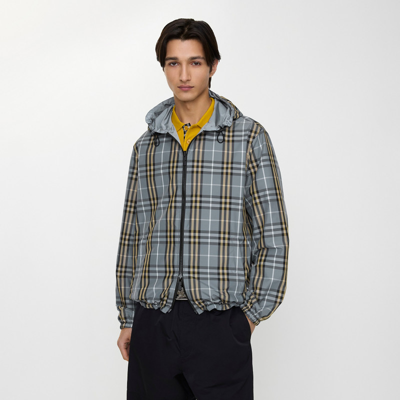 Burberry Reversible Check Hooded Jacket outlook