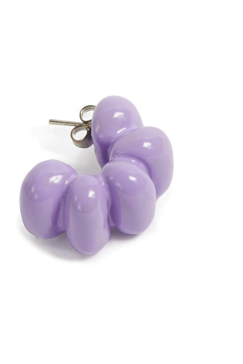SUNNEI PUFFY EARRINGS / lilac outlook