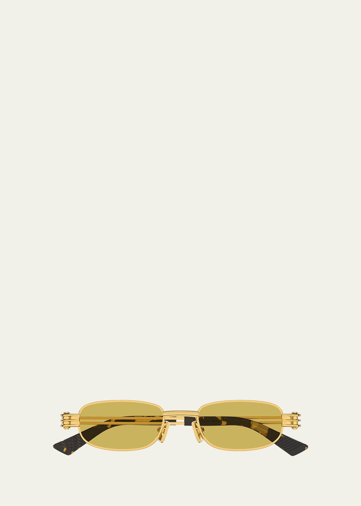Metal Rectangle Sunglasses - 1