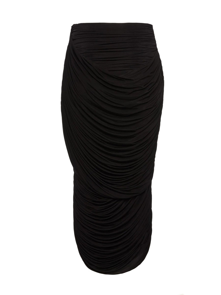 Magda Butrym Women Draped Midi Skirt - 2