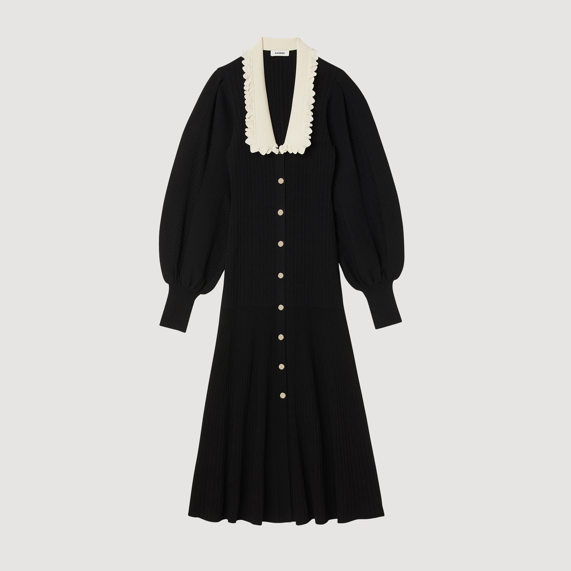 LONG DRESS WITH LONG SLEEVES - 1