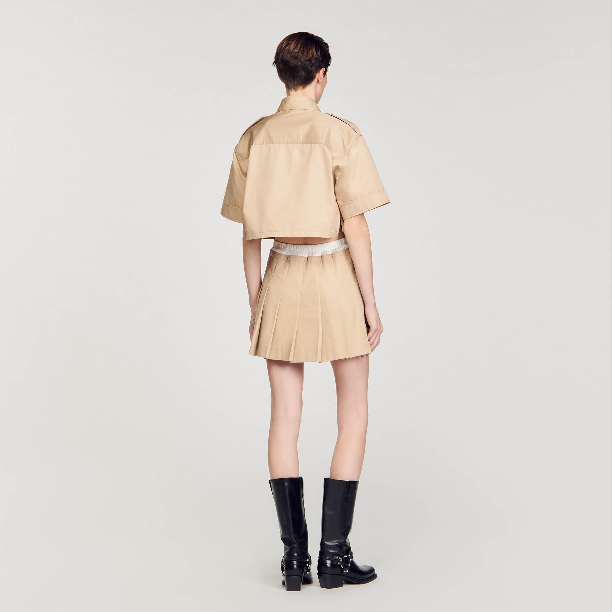 OFFICER'S CROPPED SHIRT - 6
