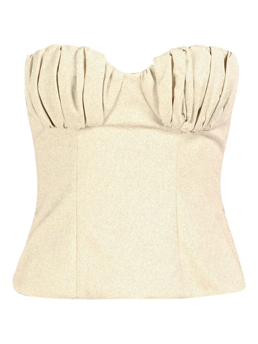 ruched-bustier top - 1