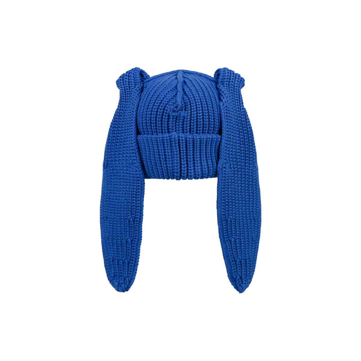 CHUNKY RABBIT BEANIE (BLUE) - 2
