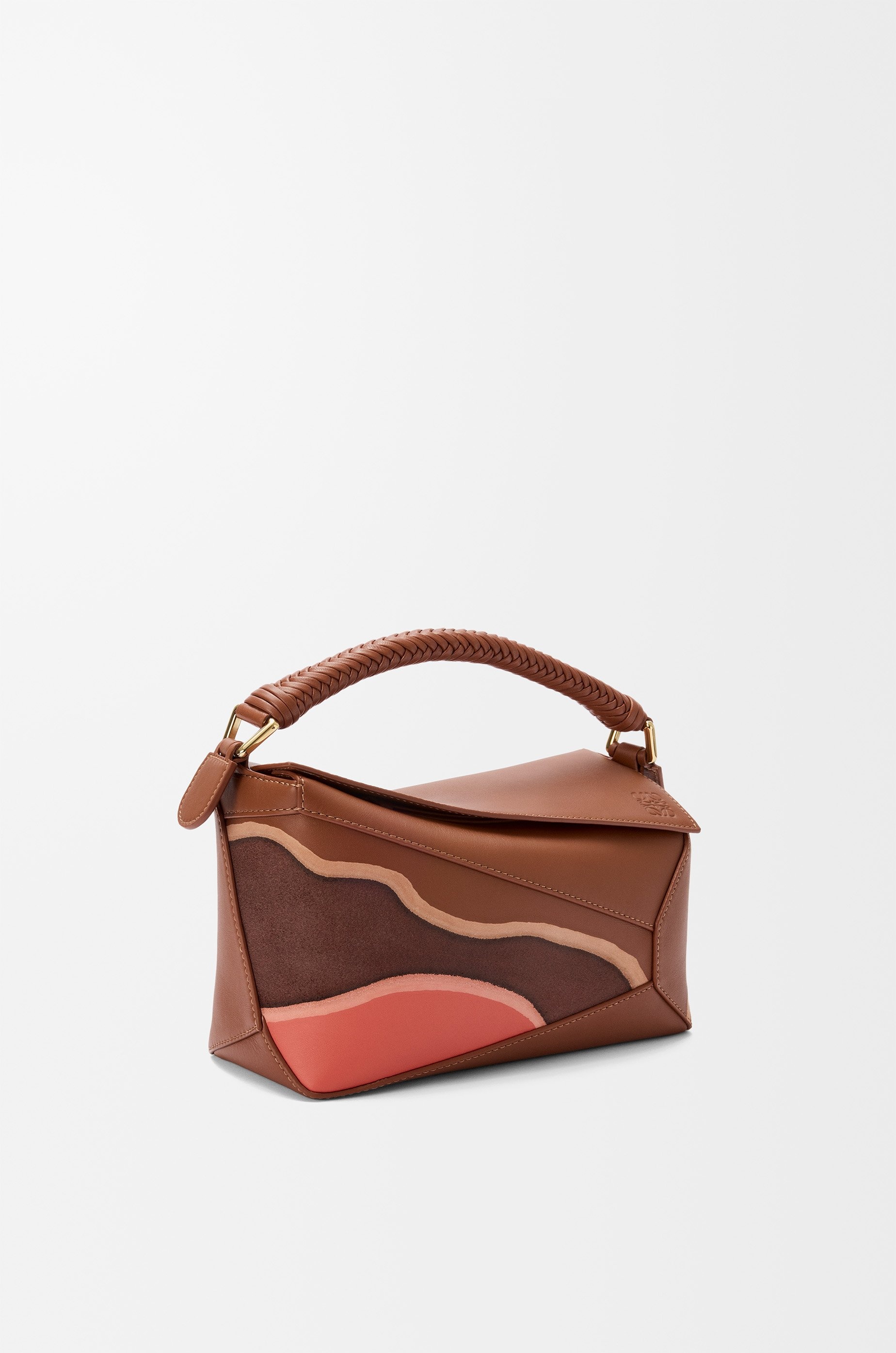 Small Puzzle Edge bag in nappa calfskin - 4
