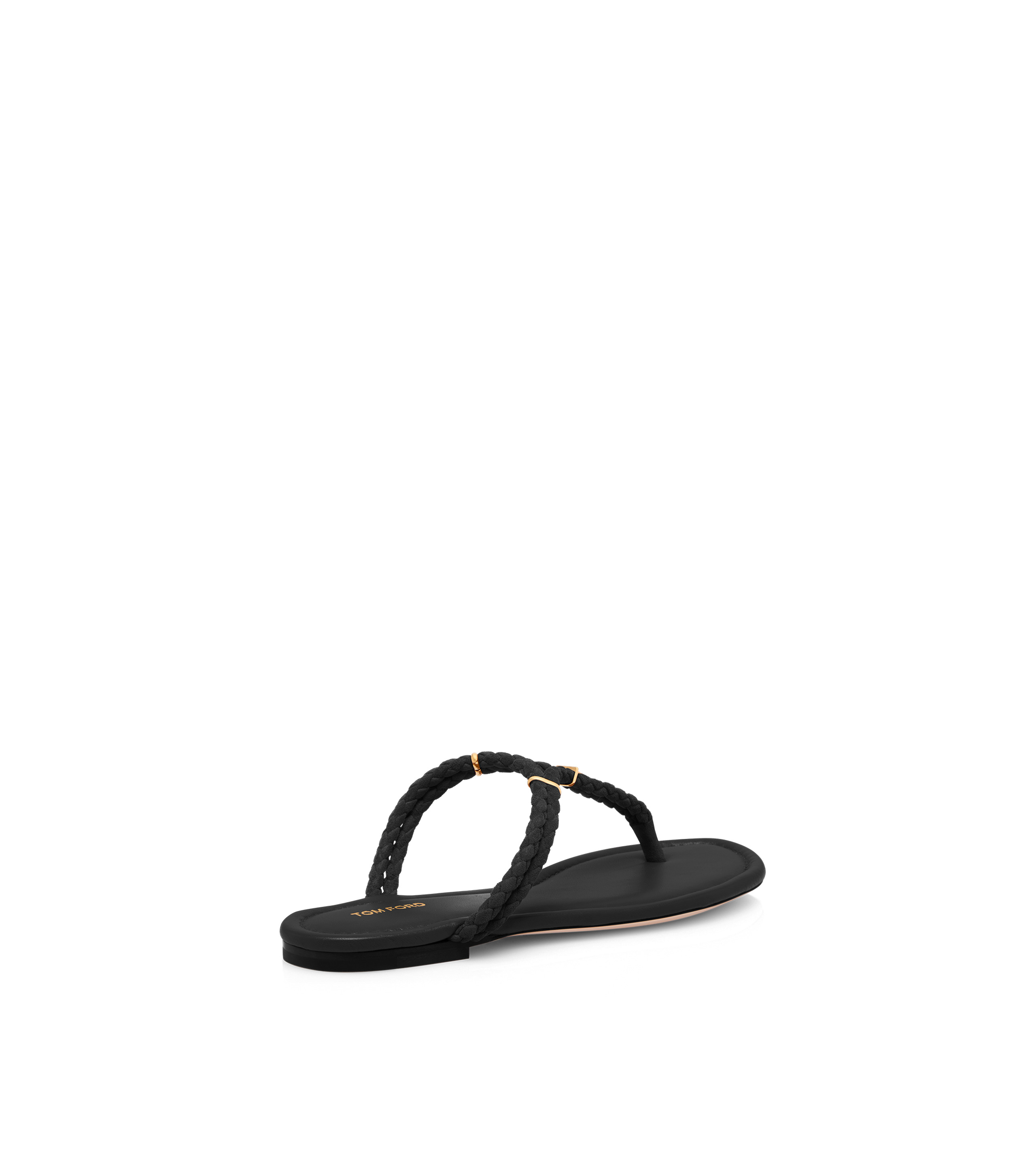WOVEN SUEDE LILY THONG SANDAL - 3