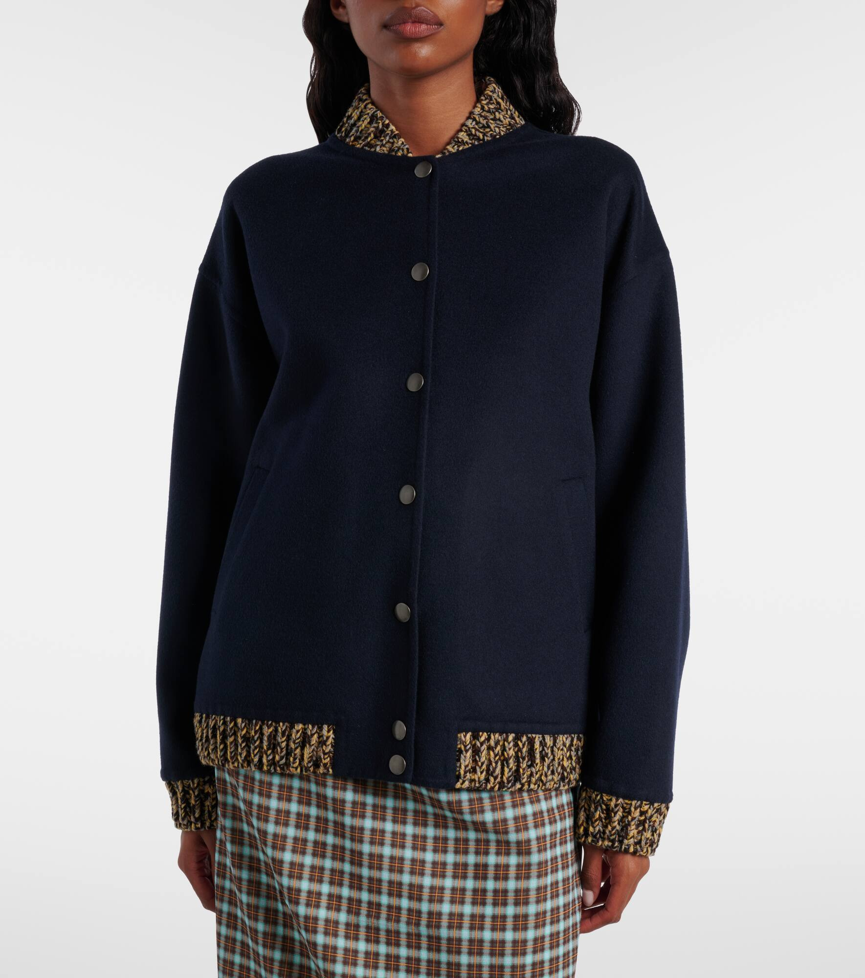 Wool and cashmere cardigan - 6